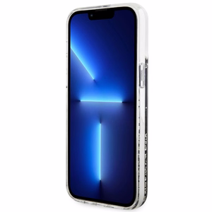 Guess GUHCP14XLCSGSGK iPhone 14 Pro Max 6.7" juodas/juodas kietas dėklas Liquid Glitter Marble