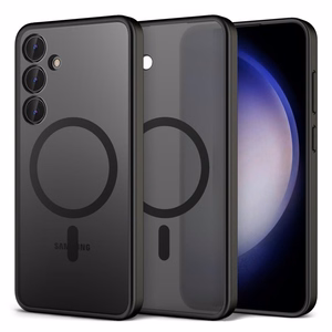 Dėklas Reach Matte MagSafe Samsung S937 S25 Edge juodas