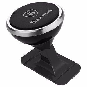 Baseus automobilinis laikiklis 360 magnetinis sidabrinis