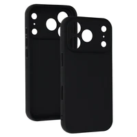 Matinis dėklas telefonui iPhone 17 Pro - juodas