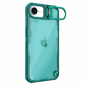 Nillkin Iceblade Prop dėklas su stovu iPhone 16e telefonui - žalias