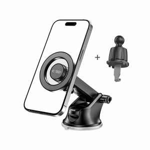 Tech-Protect N51 MagSafe automobilinis telefono laikiklis prietaisų skydeliui / oro angai - juodas