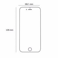 Apsauginis stiklas 2,5D iPhone 6 / 6s