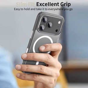 Tech-Protect Flexair Hybrid CC MagSafe dėklas iPhone 17 Pro skaidrus