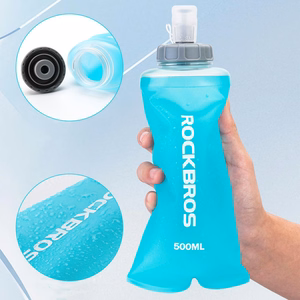 Rockbros 35210027001 minkšta bėgimo gertuvė, 500 ml – šviesiai mėlyna