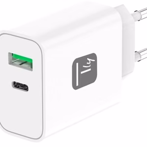 Techly IPW-USB-30WACG mobiliojo įrenginio kroviklis Universalus Balta AC Spartusis įkrovimas Vidaus