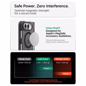 Spigen Ultra Hybrid Pro MagSafe  iPhone Duo dėklas, juodas