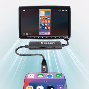 Automobilinis adapteris OTTOCAST Mirrortouch CA450-T juodas