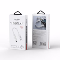 Yesido adapteris YAU44 Audio - Lightning į 3,5 mm jack - baltas