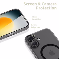 Tech-Protect MagSlim Magnetinis dėklas telefonui iPhone 17 - matinė juoda