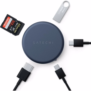 Satechi OntheGo STPOTG5B 5-in-1 USB-C šakotuvas (spalva: indigo)
