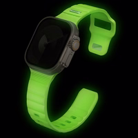 UNIQ dirželis Stride SE Apple Watch 49/46/45/44mm FKM Rubber Strap švytintis