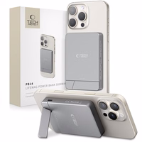 Išorinė baterija Tech-Protect PB14 LifeMag MagSafe 5000 mAh - pilka