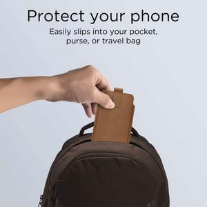 Tech-Protect SM65 dėklas 6.0–6.9" išmaniesiems telefonams - rudas