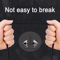 Kabelis Blavec Cable Raptor pluoštinis - USB į Type-C - 3A 0,5 m Apple CarPlay/Android Auto (CRA-UC3BR05) juodas-raudonas