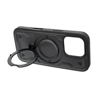 Dėklas telefonui FROST ARMOR skirtas IPHONE 16 Plus juodas