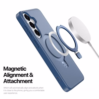 Dėklas Dux Ducis Yind Magnetic Stand Samsung S947 S26 Plus tamsiai mėlynas