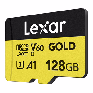 „Lexar GOLD“ microSDXC atminties kortelė, 128 GB