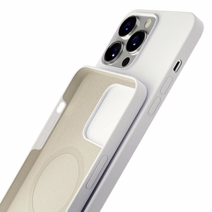 3mk Hardy Silikoninis MagCase iPhone 14 Pro Max - baltas