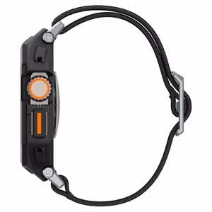 Spigen Lite Fit Pro dėklas su dirželiu Apple Watch Ultra 1 / 2 (49mm) - matinė juoda