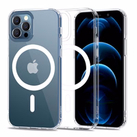 Tech-Protect MagMat Magnetinis dėklas telefonui iPhone 12 / 12 Pro - skaidrus