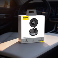 Dudao F24PRO MagSafe suderinamas Car Laikiklis with Suction Cup for Windshield or Dashboard - juodas