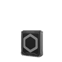 UAG Plyo Pro dėklas su magnetiniu moduliu, skirtas Samsung Galaxy Flip 5 – permatomas pilkas