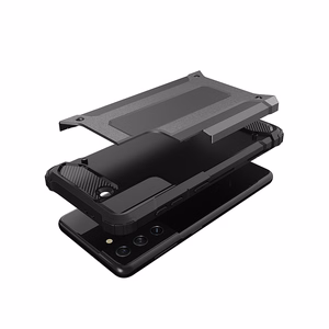 Hybrid Armor dėklas telefonui Samsung Galaxy S23+ šarvuotas hibridinis dėklas juodas