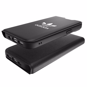 Adidas OR Dėklas telefonui Booklet BASIC iPhone 14 6.1" juodas/baltas 50181