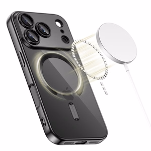 Tech-Protect MagFlex MagSafe dėklas telefonui iPhone 17 - skaidrus juodas