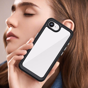Outer Space dėklas telefonui iPhone 16e lankstus rėmo dangtelis - juodas