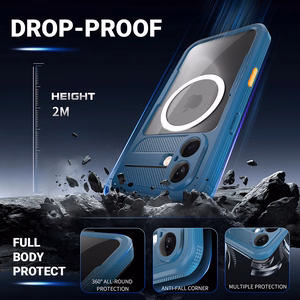 Crong Seal Cover vandeniui atsparus IP68 dėklas, skirtas iPhone 17, juodas