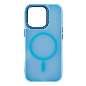 Magnetinė kolekcija Magnetinis dėklas iPhone 16 Pro - šviesiai mėlyna