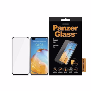 PanzerGlass E2E Super+ apsauginis stiklas Huawei P40 - su juodu rėmeliu