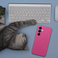 Dėklas "Magsafe Silicone" skirtas Samsung S948 S26 Ultra rožinis