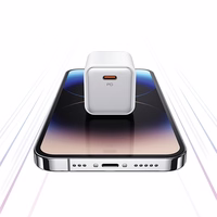 USAMS Tinklo įkroviklis 1xUSB-C PD30W 3A (tik galvutė) PD3.0 Fast Charging juodas X-ron Series CC186TC01 (US-CC186)