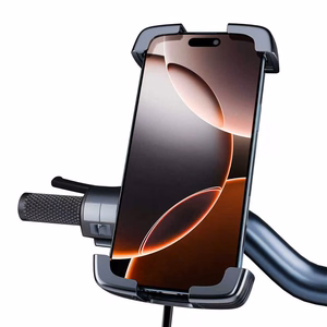 Blavec Uchwyt Rowerowy/Motocyklowy BVC-01 Velo to handlebar with induction charging and shock absorbtion (BVC01-ICSAHB) black