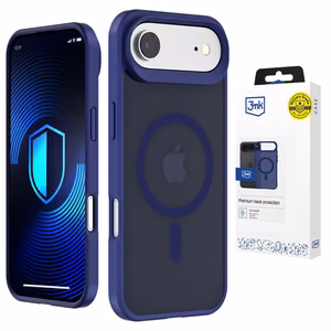 Чехол 3mk Smoke MagCase для iPhone Air — синий