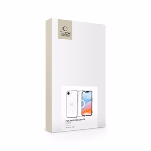 Tech-Protect FlexAir MagSafe iPhone 16e dėklas - skaidrus