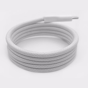 Puro magnetinis USB-C - USB-C 60W USB 3.2 (20 Gbps) 1m magnetinis kabelis - baltas