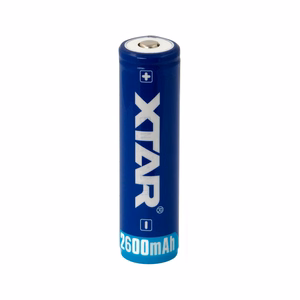 18650 3,7 V ličio jonų 2600 mAh baterija su apsauga
