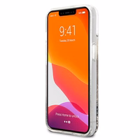 Guess GUHCP13SLGPEGO iPhone 13 mini 5.4" auksinis/auksinis kietas dėklas Peony Liquid Glitter