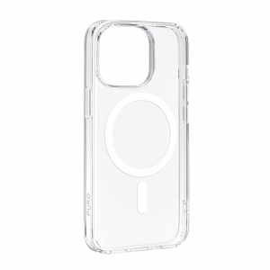 Puro dėklas iš PC+TPU+TPE su integruotais magnetais "LITE MAG PRO" iPhone 15 Pro, baltas