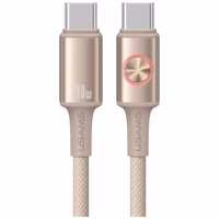 Laidas USAMS Huan Series SJ751 240W USB-C į USB-C 1,2 m titaninis