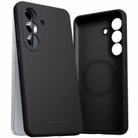 Dėklas Mercury Pure Magsafe Silicon Case Samsung A376 A37 5G juodas