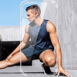 Ugreen Gel Bright Cushion apsauginis dėklas iPhone 14 Plus skaidrus