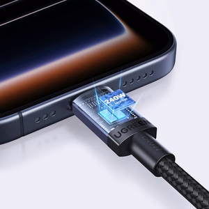 Ugreen USB-C į USB-C PD laidas 240W 2m - juodas