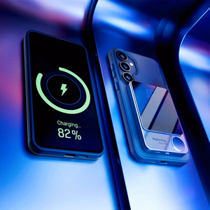 3mk dūminis magnetinis dėklas telefonui Samsung Galaxy S25 - juodas
