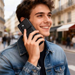 Tech-Protect CamShield Pro dėklas skirtas Samsung Galaxy A27 5G - juodas