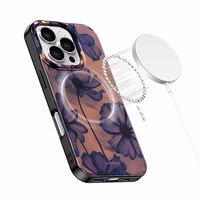 Tech-Protect Lamano MagSafe dėklas iPhone 16 Pro Max rudai violetinis